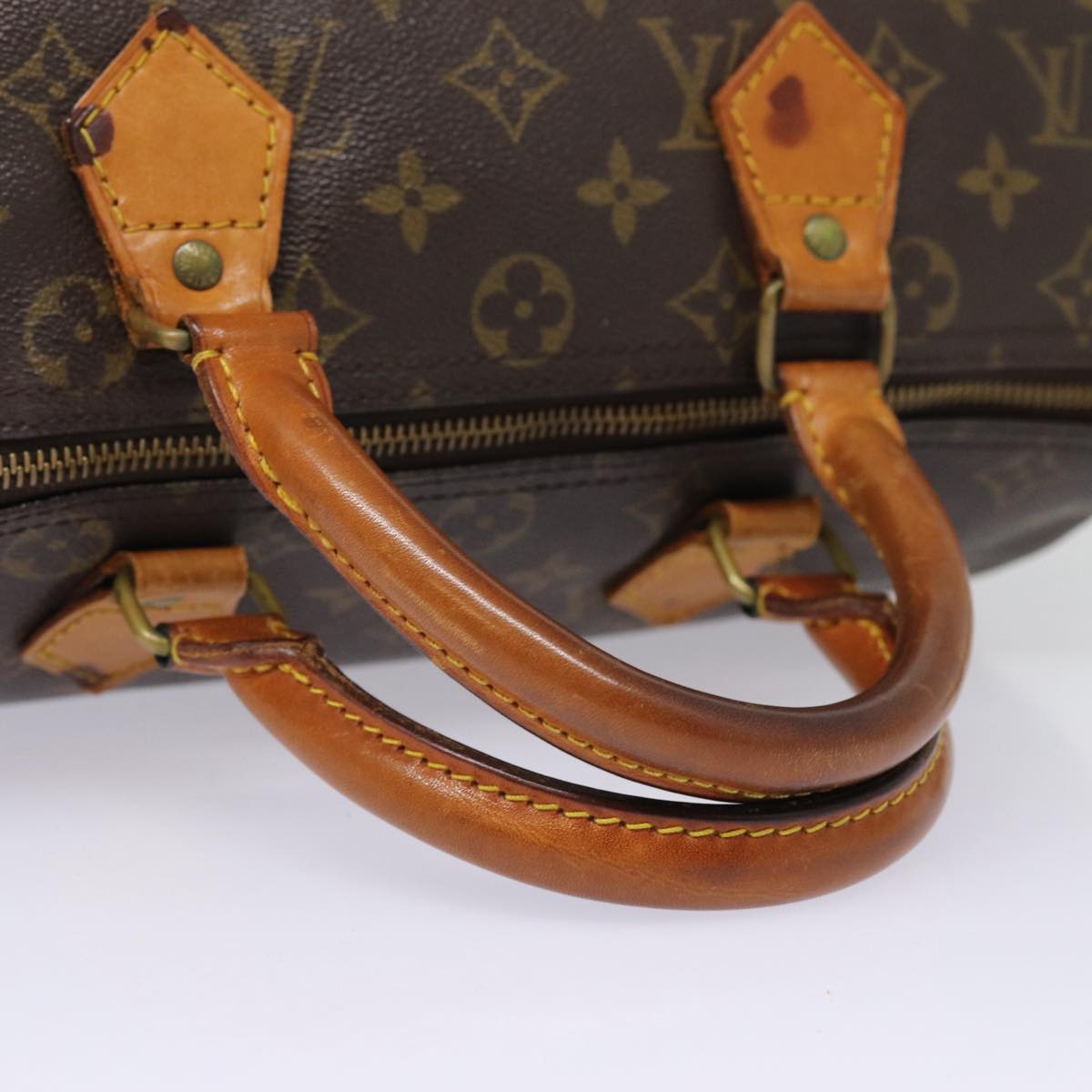 LOUIS VUITTON Monogram Speedy 30 Hand Bag M41526 LV Auth ar12514