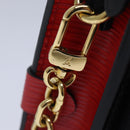 LOUIS VUITTON Epi Trunk Clutch Shoulder Bag Red Black M51697 LV Auth ar12517A-18