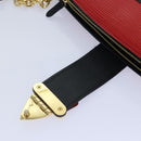 LOUIS VUITTON Epi Trunk Clutch Shoulder Bag Red Black M51697 LV Auth ar12517SM-10