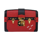LOUIS VUITTON Epi Trunk Clutch Shoulder Bag Red Black M51697 LV Auth ar12517A-13