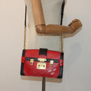 LOUIS VUITTON Epi Trunk Clutch Shoulder Bag Red Black M51697 LV Auth ar12517A-22