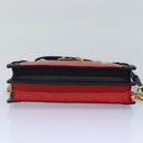LOUIS VUITTON Epi Trunk Clutch Shoulder Bag Red Black M51697 LV Auth ar12517A-5
