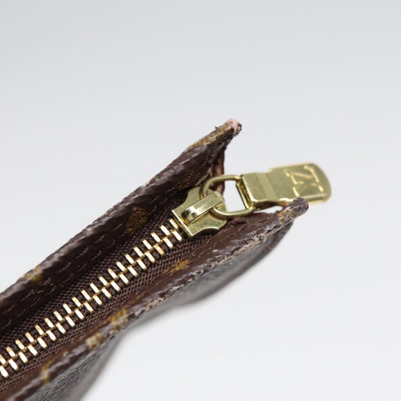 LOUIS VUITTON Monogram Bucket PM Accessory Pouch LV Auth ar12532