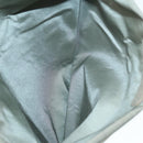 PRADA Tote Bag Nylon Khaki Silver Auth ar12536-23