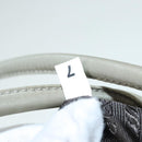 PRADA Tote Bag Nylon Khaki Silver Auth ar12536-12