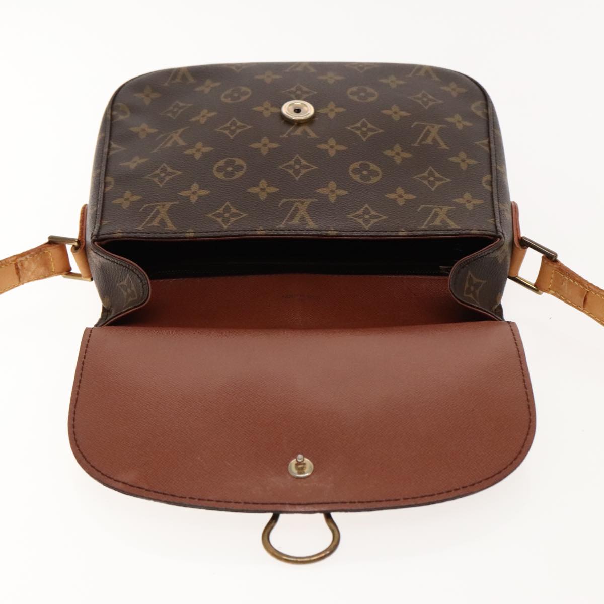 LOUIS VUITTON Monogram Saint Cloud GM Shoulder Bag M51242 LV Auth ar12557