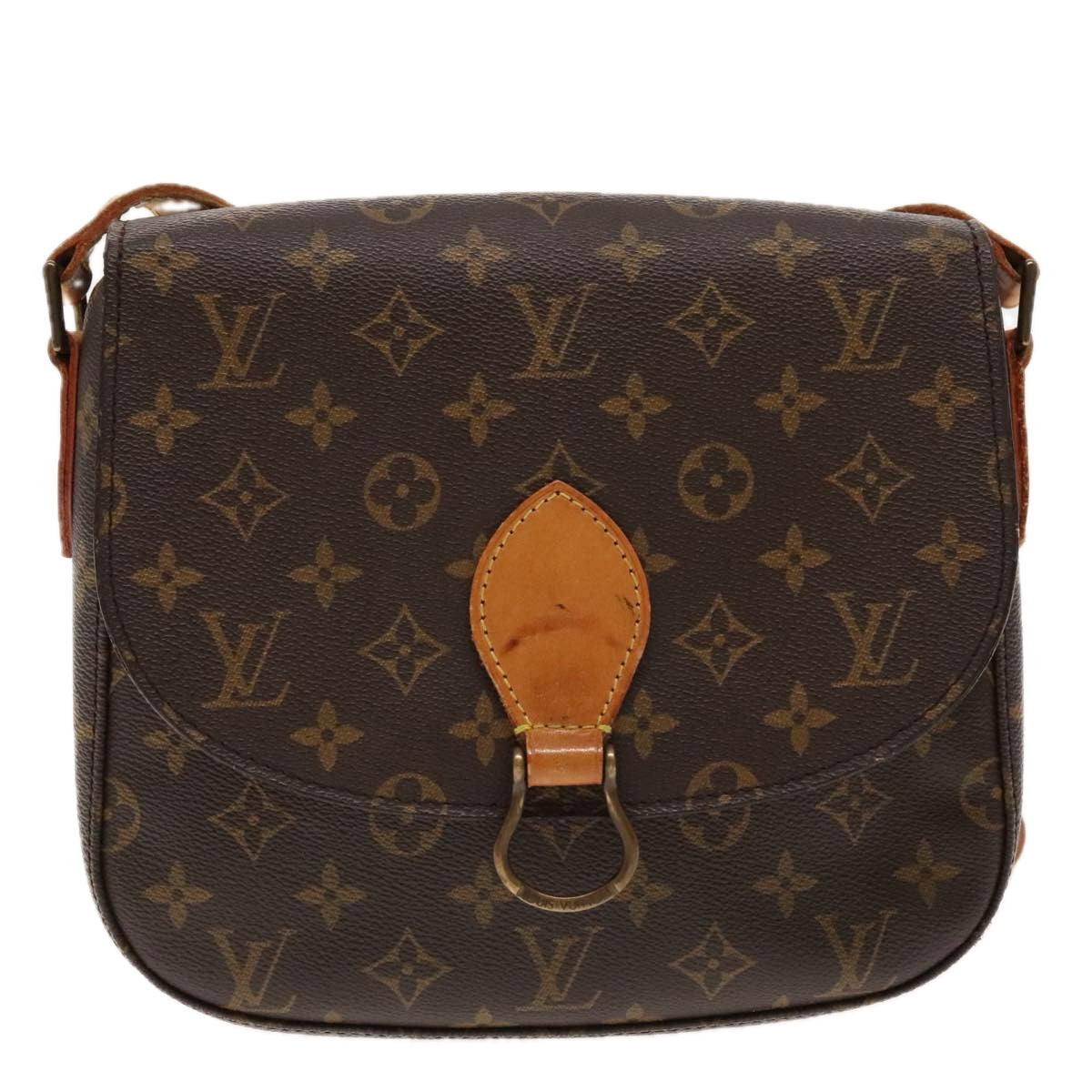 LOUIS VUITTON Monogram Saint Cloud GM Shoulder Bag M51242 LV Auth ar12557