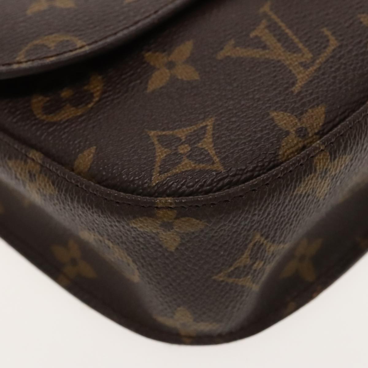 LOUIS VUITTON Monogram Saint Cloud MM Shoulder Bag M51243 LV Auth ar12561