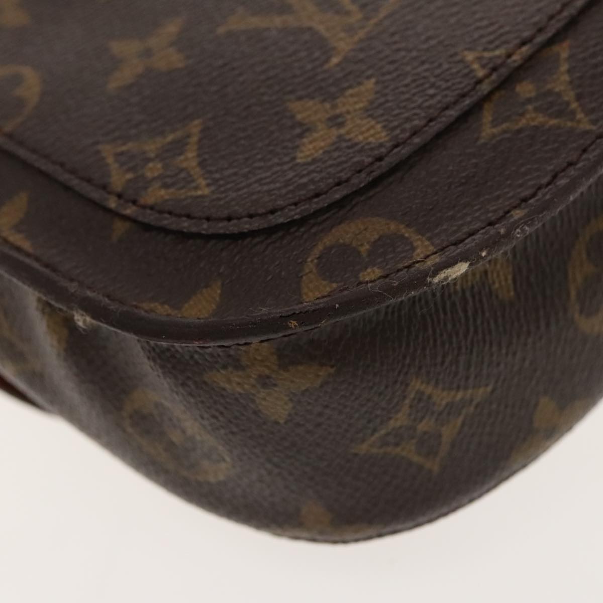 LOUIS VUITTON Monogram Saint Cloud MM Shoulder Bag M51243 LV Auth ar12561