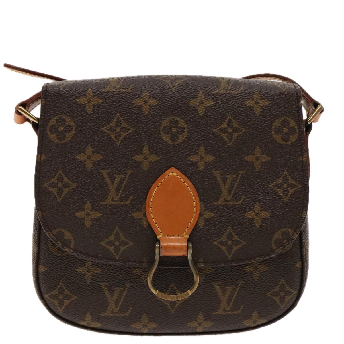 LOUIS VUITTON Monogram Saint Cloud MM Shoulder Bag M51243 LV Auth ar12561