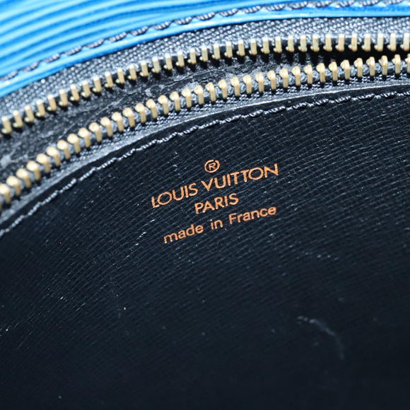 LOUIS VUITTON Epi Saint Cloud GM Shoulder Bag Toledo Blue M52195 LV Auth ar12563