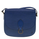 LOUIS VUITTON Epi Saint Cloud GM Shoulder Bag Toledo Blue M52195 LV Auth ar12563-13