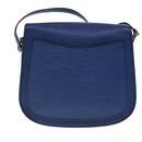 LOUIS VUITTON Epi Saint Cloud GM Shoulder Bag Toledo Blue M52195 LV Auth ar12563-2