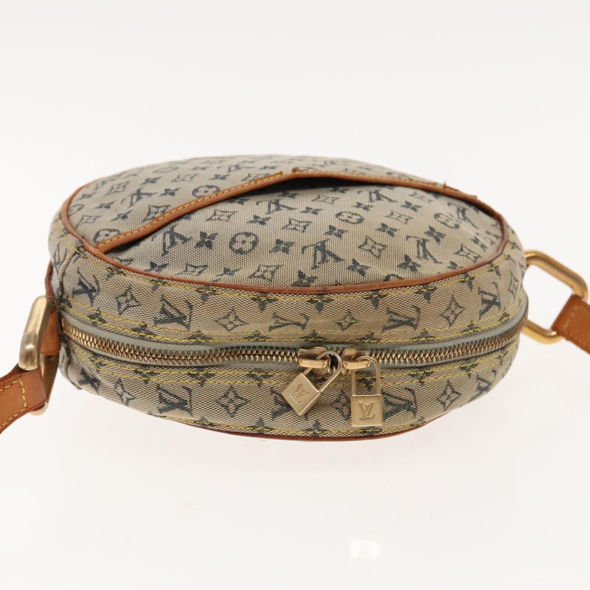 LOUIS VUITTON Monogram Mini Jeanne GM Shoulder Bag Blue M92000 LV Auth ar12566