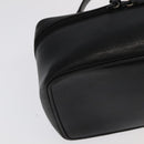 GUCCI Vanity Pouch Leather Black Silver 032 1703 0140 Auth ar12574-15