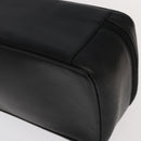 GUCCI Vanity Pouch Leather Black Silver 032 1703 0140 Auth ar12574-16