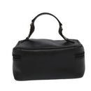 GUCCI Vanity Pouch Leather Black Silver 032 1703 0140 Auth ar12574-2