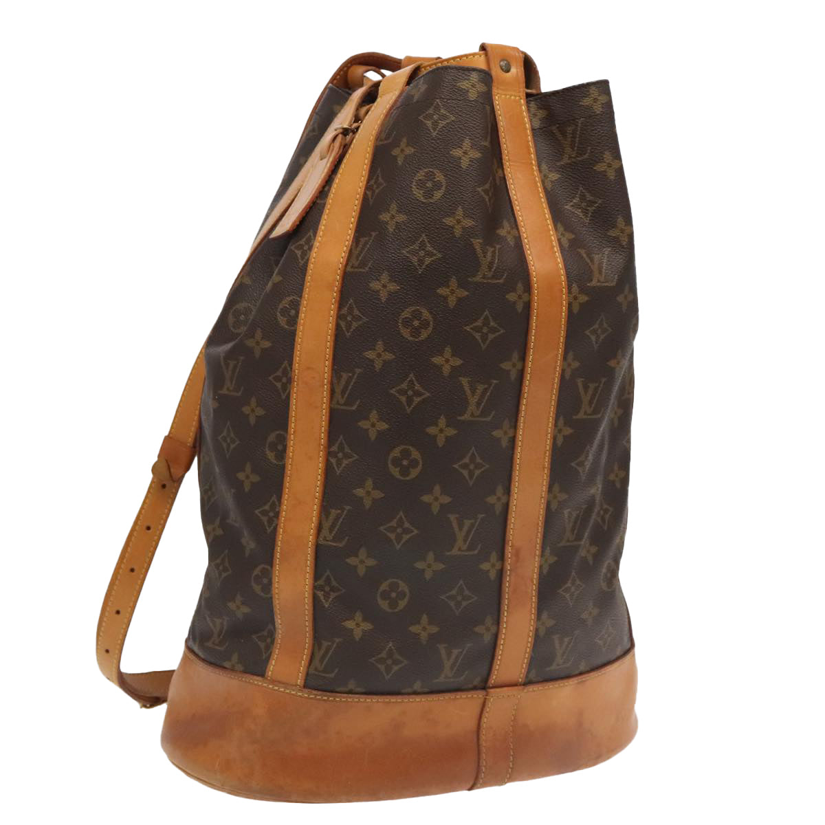 LOUIS VUITTON Monogram Randonnee GM Shoulder Bag M42244 LV Auth ar12576