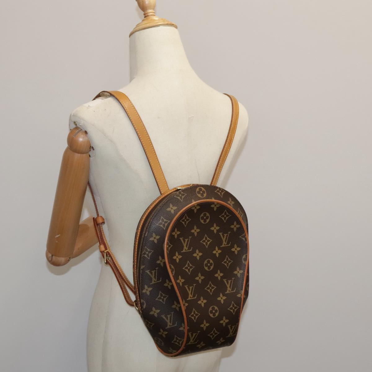 LOUIS VUITTON Monogram Ellipse Sac A Dos Shoulder Bag M51125 LV Auth ar12580