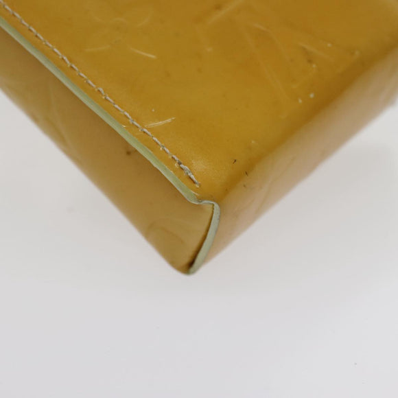 LOUIS VUITTON Monogram Vernis Walker Shoulder Wallet Gris M91031 LV Auth ar12588
