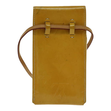 LOUIS VUITTON Monogram Vernis Walker Shoulder Wallet Gris M91031 LV Auth ar12588 - 0