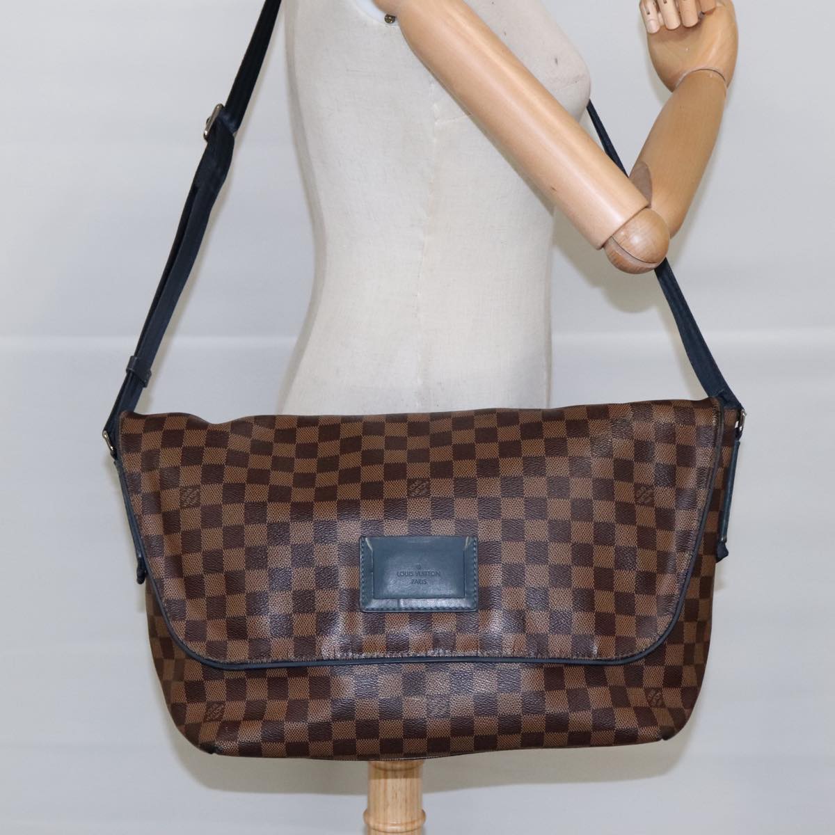 LOUIS VUITTON Damier Ebene Sprinter GM Shoulder Bag N41256 LV Auth ar12599