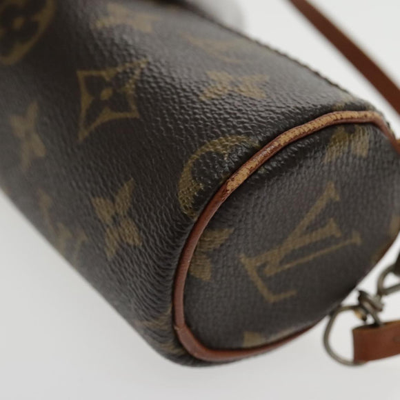 LOUIS VUITTON Monogram Papillon Pouch LV Auth ar12627