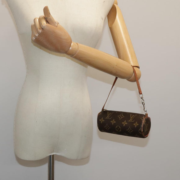 LOUIS VUITTON Monogram Papillon Pouch LV Auth ar12627