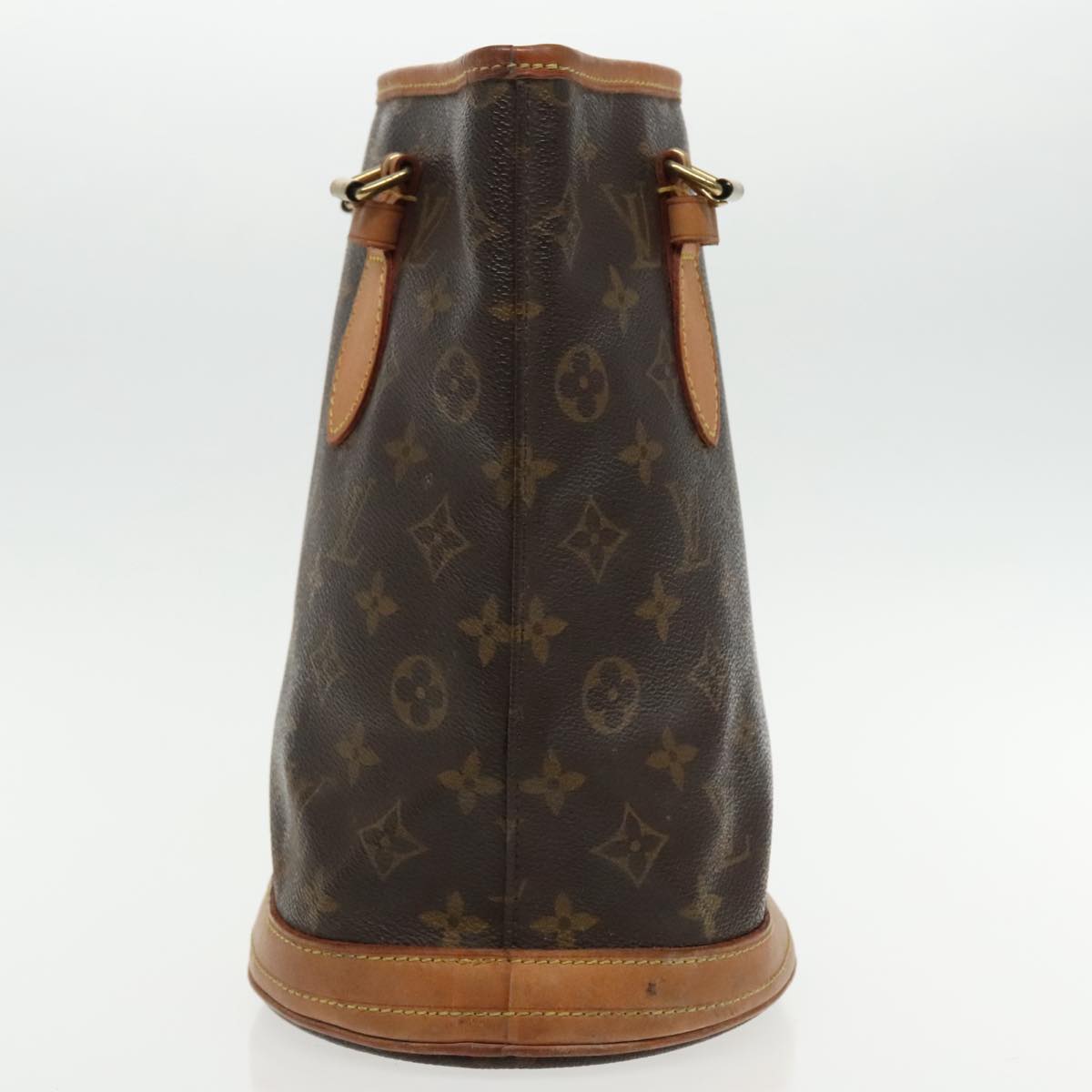 LOUIS VUITTON Monogram Bucket PM Shoulder Bag M42238 LV Auth ar12638