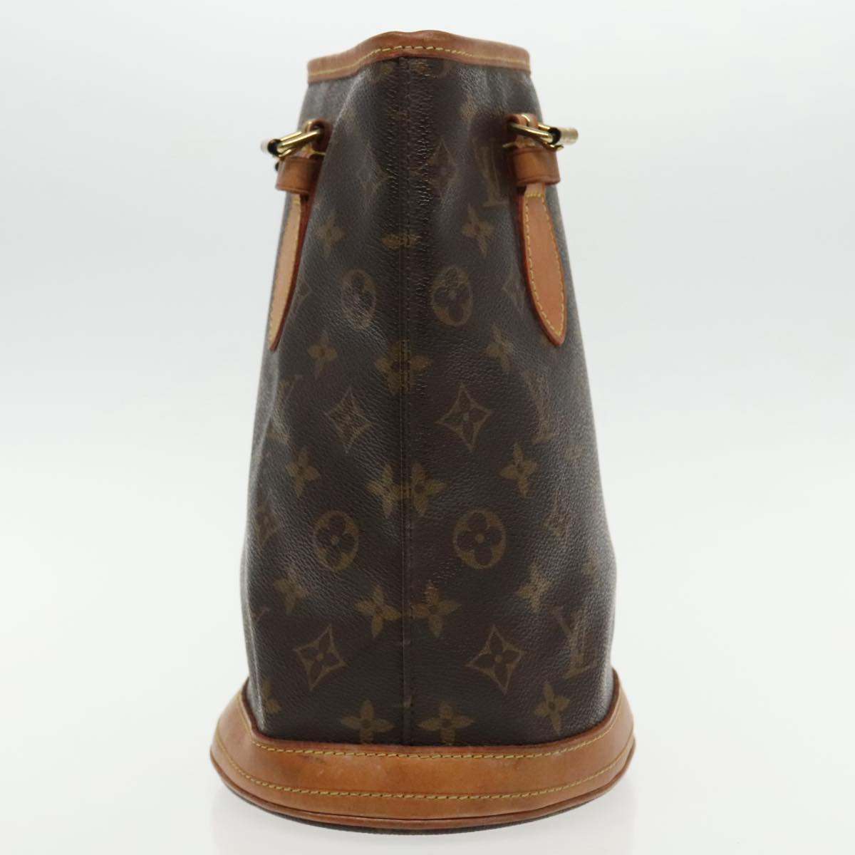 LOUIS VUITTON Monogram Bucket PM Shoulder Bag M42238 LV Auth ar12638