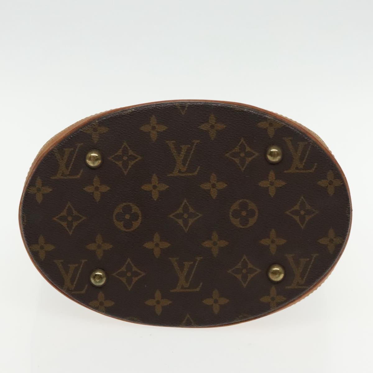 LOUIS VUITTON Monogram Bucket PM Shoulder Bag M42238 LV Auth ar12638