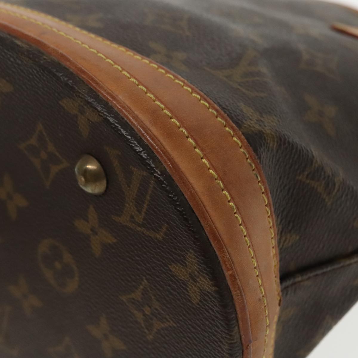 LOUIS VUITTON Monogram Bucket PM Shoulder Bag M42238 LV Auth ar12638