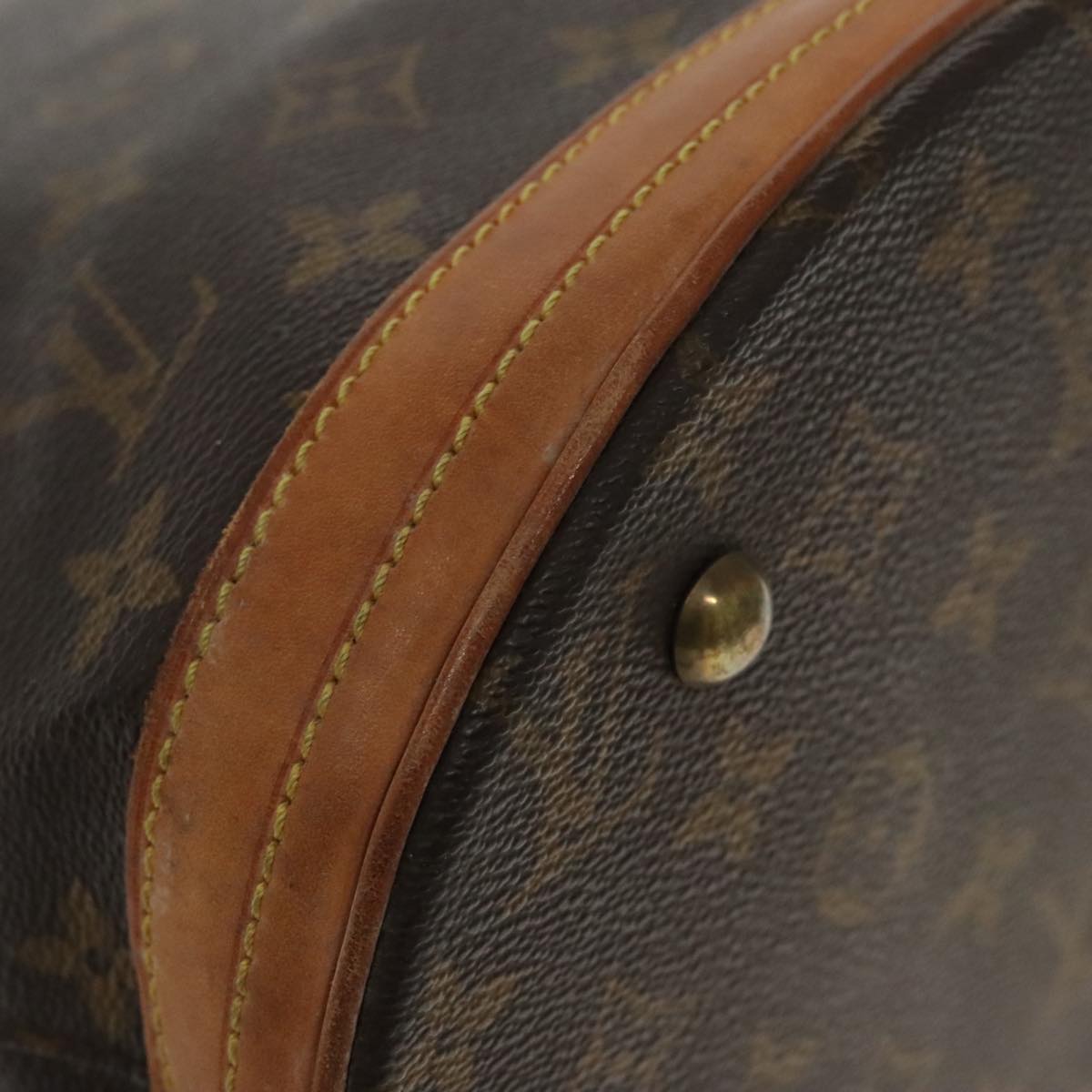 LOUIS VUITTON Monogram Bucket PM Shoulder Bag M42238 LV Auth ar12638