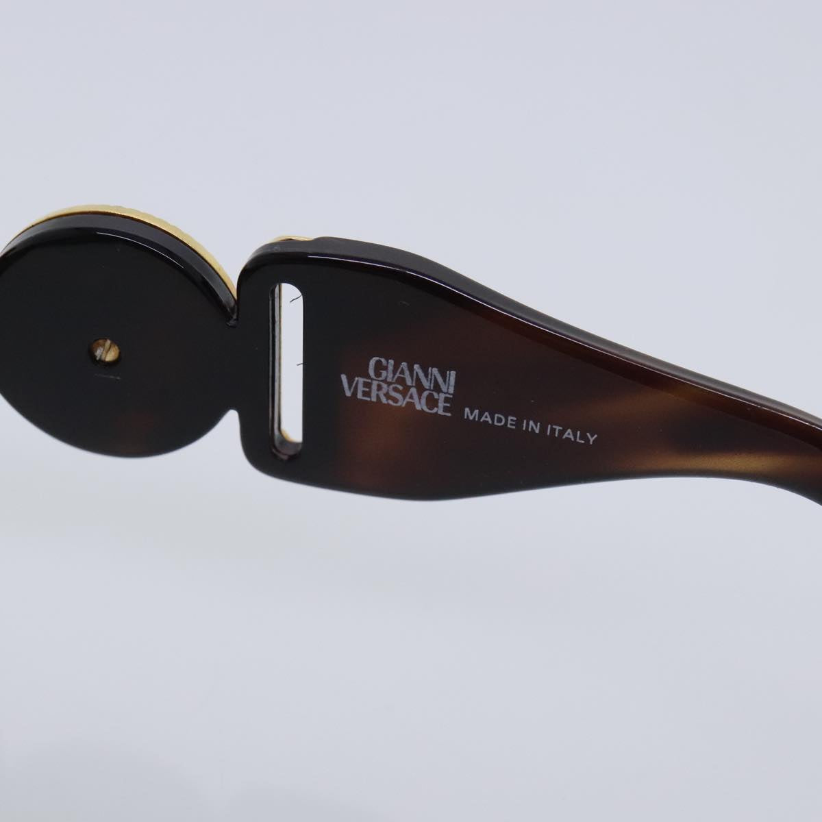 Gianni Versace Sunglasses plastic Brown Auth ar12646