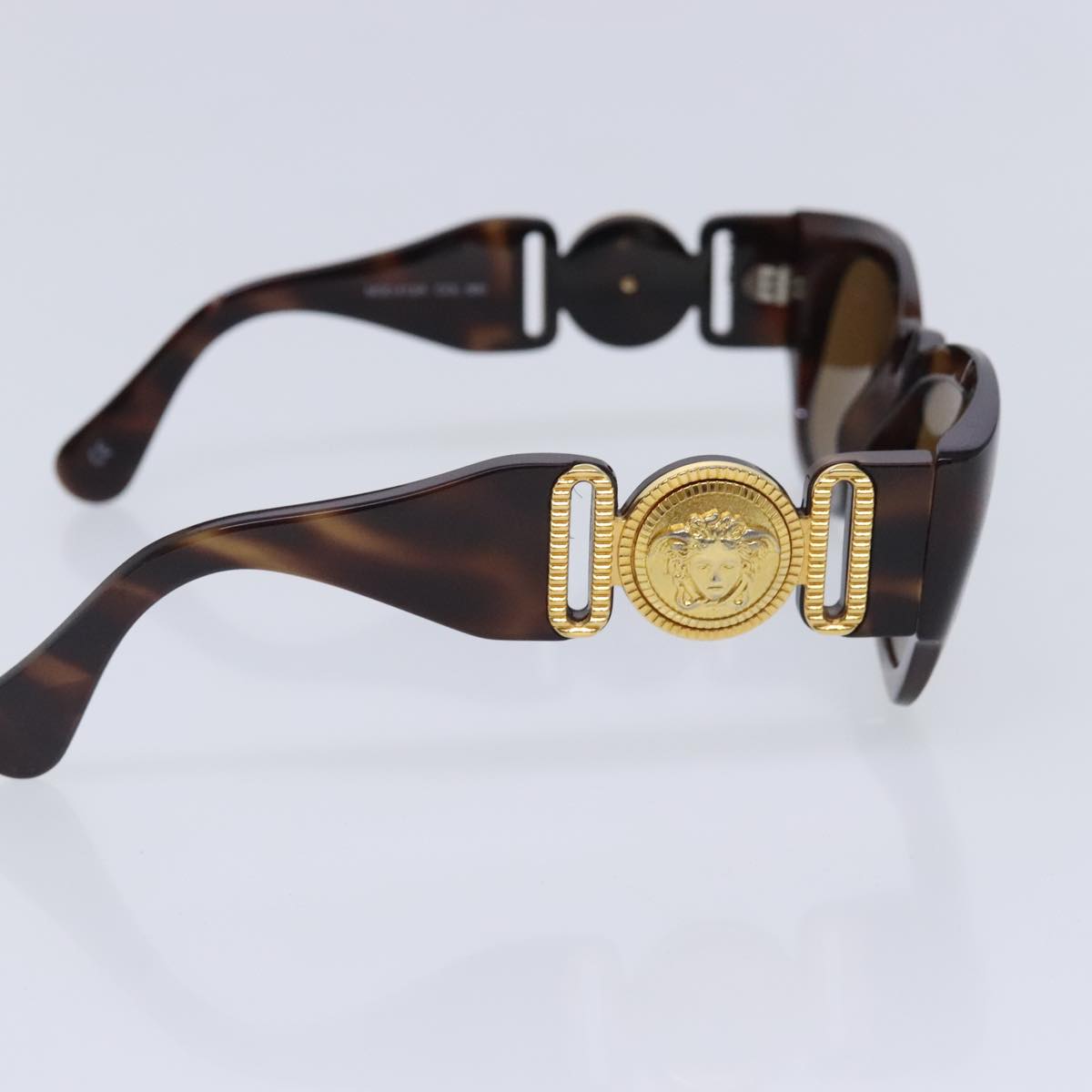 Gianni Versace Sunglasses plastic Brown Auth ar12646