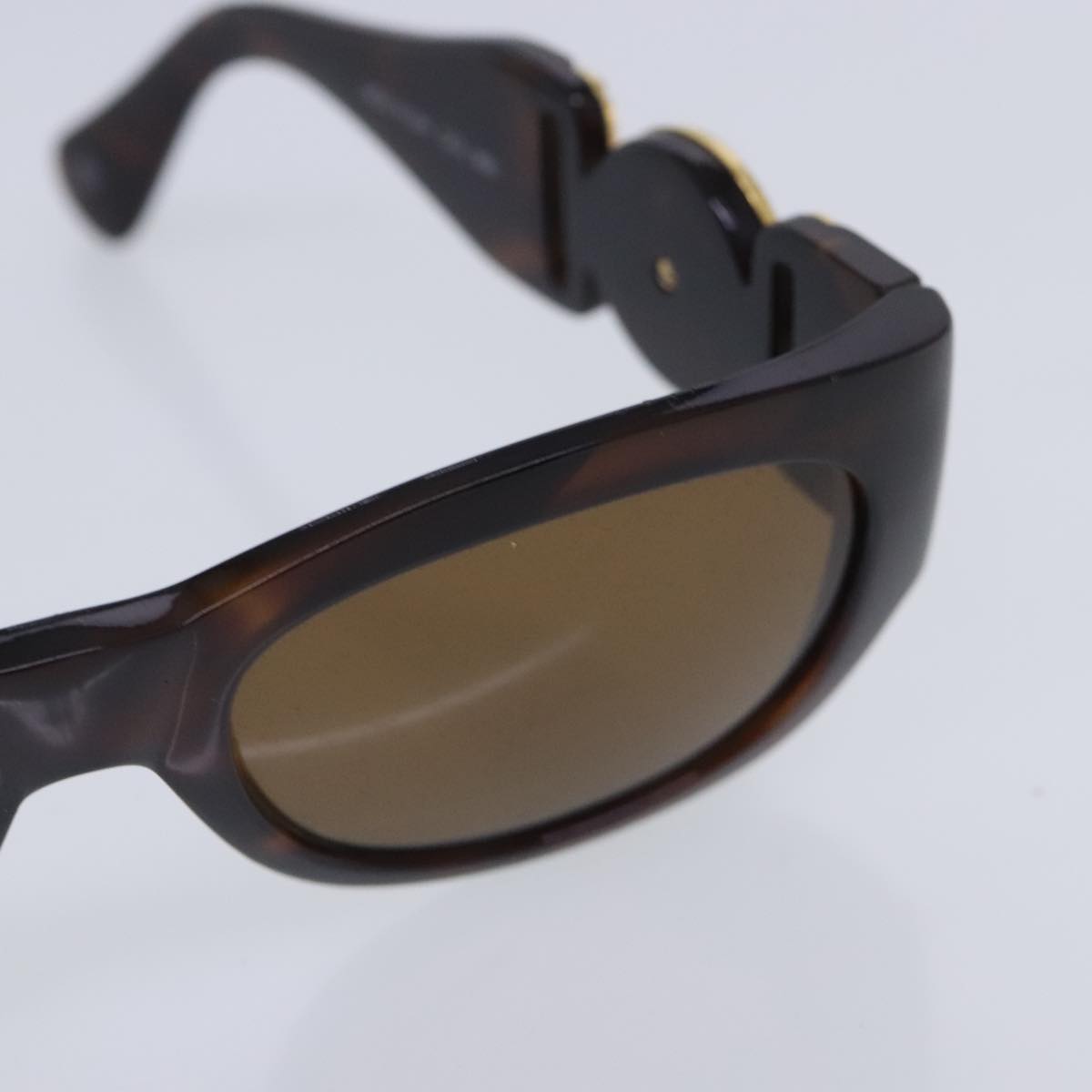 Gianni Versace Sunglasses plastic Brown Auth ar12646