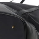 SAINT LAURENT Tote Bag Nylon Leather Black Gold Auth ar12681-15