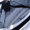 SAINT LAURENT Tote Bag Nylon Leather Black Gold Auth ar12681-12