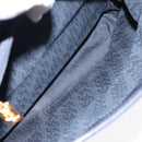 SAINT LAURENT Tote Bag Nylon Leather Black Gold Auth ar12681-21