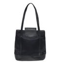 SAINT LAURENT Tote Bag Nylon Leather Black Gold Auth ar12681-2