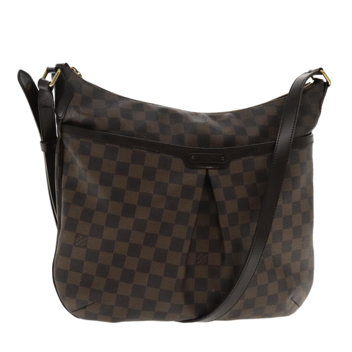 LOUIS VUITTON Damier Ebene Bloomsbury GM Shoulder Bag N42250 LV Auth ar12694