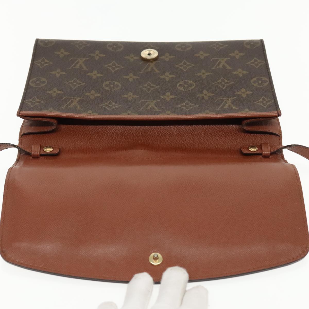 LOUIS VUITTON Monogram Bordeaux 27 Shoulder Bag M51797 LV Auth ar12697