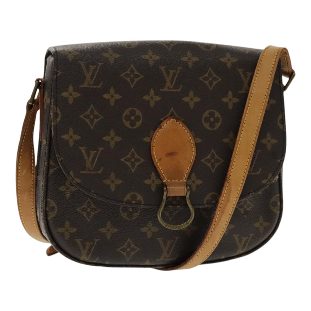 LOUIS VUITTON Monogram Saint Cloud GM Shoulder Bag M51242 LV Auth ar12698