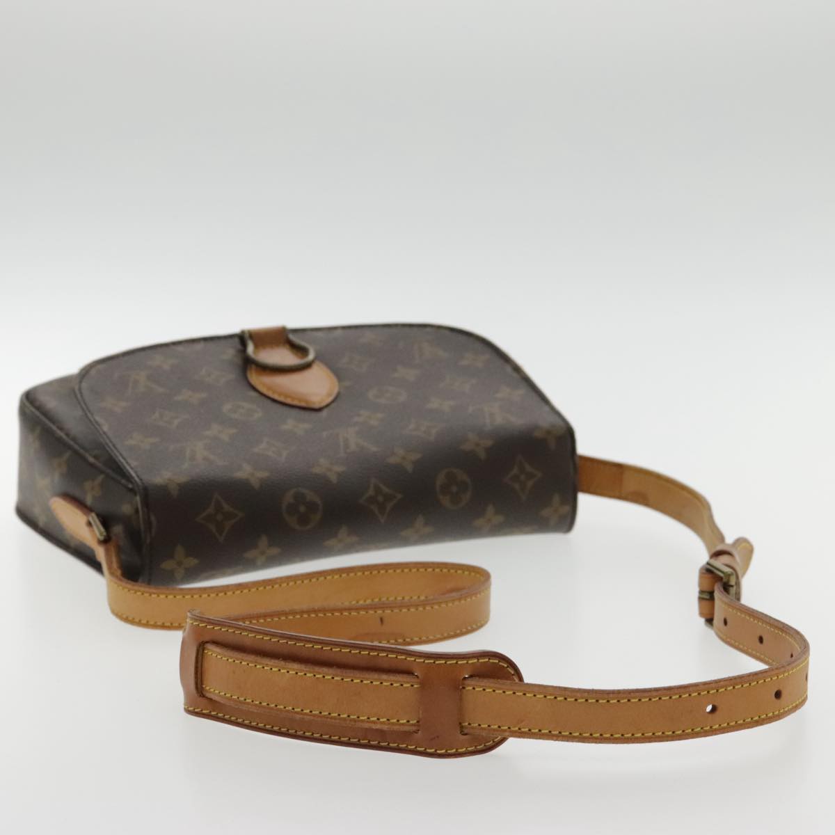 LOUIS VUITTON Monogram Saint Cloud GM Shoulder Bag M51242 LV Auth ar12698