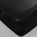 CELINE Shoulder Bag Leather Black Gold Auth ar12705-15