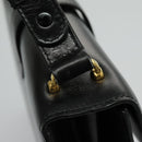 CELINE Shoulder Bag Leather Black Gold Auth ar12705-17
