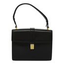CELINE Shoulder Bag Leather Black Gold Auth ar12705-13