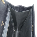 CELINE Shoulder Bag Leather Black Gold Auth ar12705-22