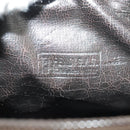 FENDI Zucchino Canvas Shoulder Bag Vintage Beige Auth ar12721-11