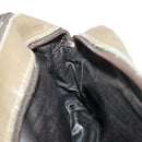 FENDI Zucchino Canvas Shoulder Bag Vintage Beige Auth ar12721-19